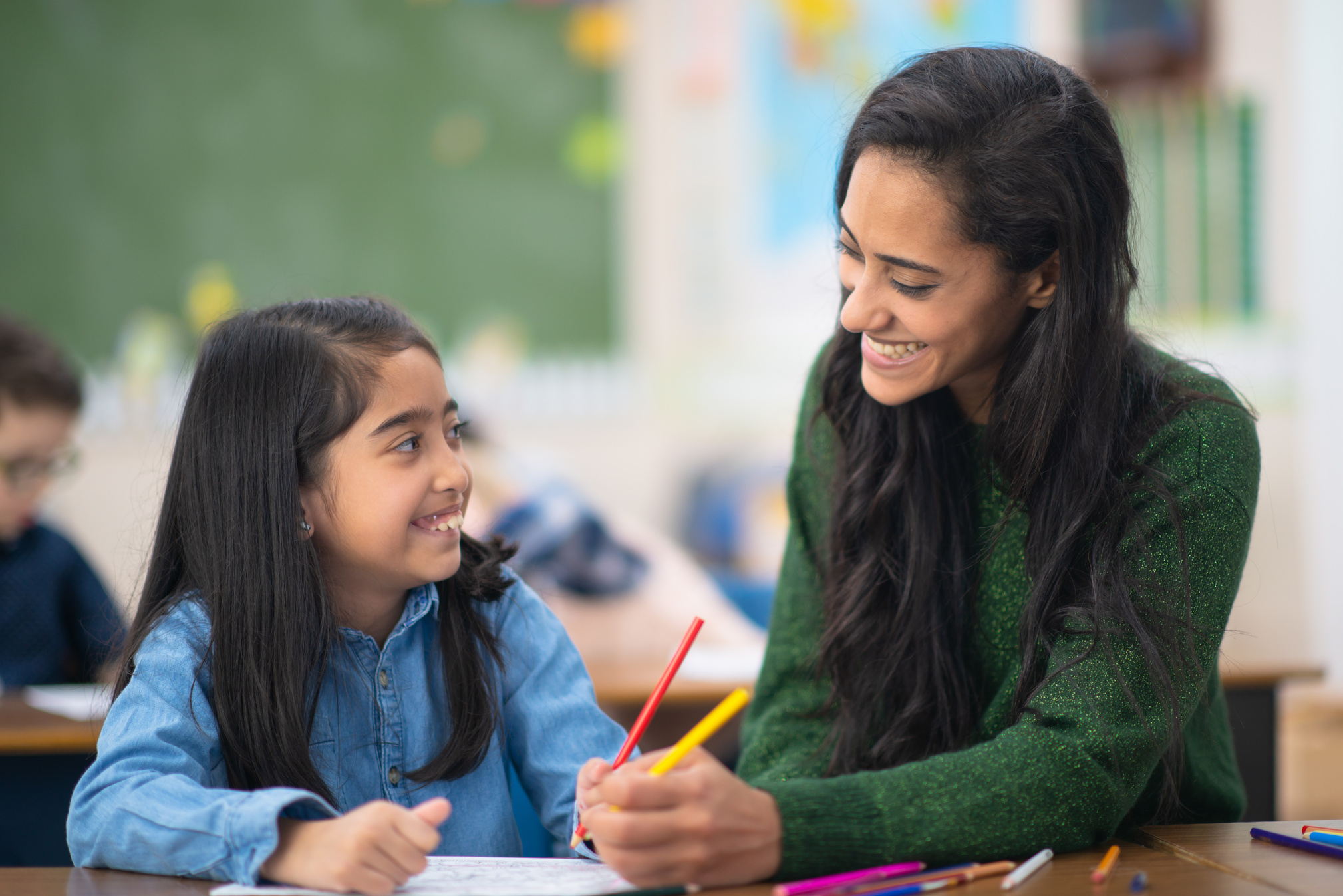 Beautiful teacher helps her Indian student